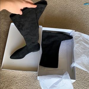 Steve Madden jestik black over the knee boots